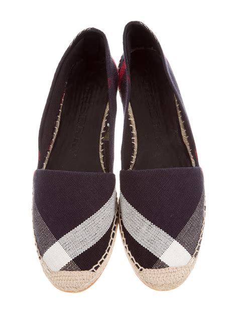 women burberry espadrilles|Burberry espadrille flats.